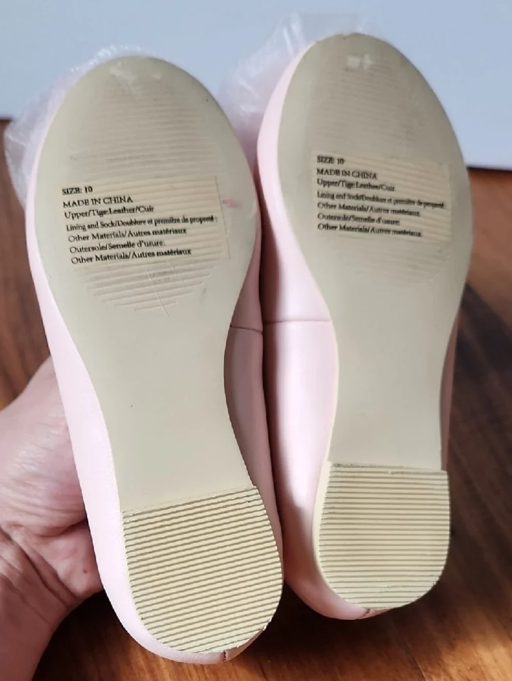 Janie & Jack NWOT Pink Ballet Flats w Rosette. Size 10